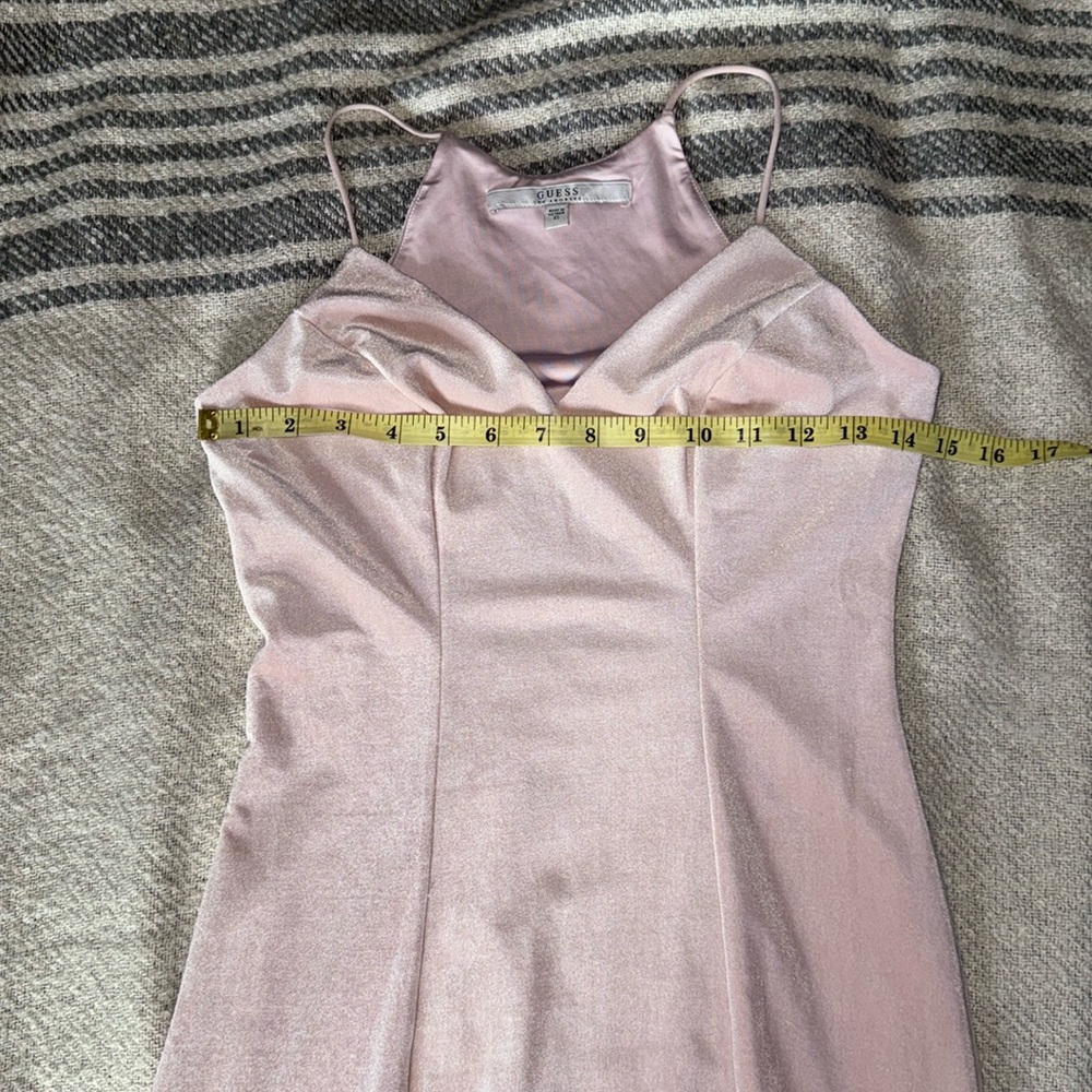 Guess suede pink Dress . Size XS spandex